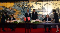 PM Xanana asiste asina akordu entre Ministerio Turismo China ho Timor Leste